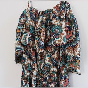 paisley sleeveless jumpsuit